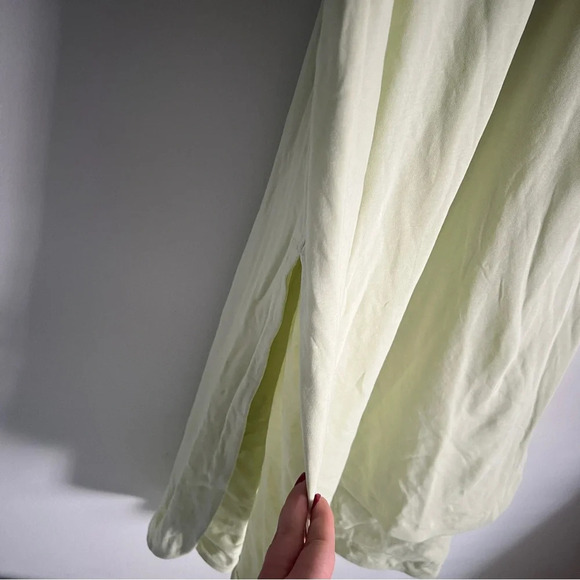 🆕 Lululemon Pima Cotton Open Back Midi Dress - Dewy - Picture 7 of 9